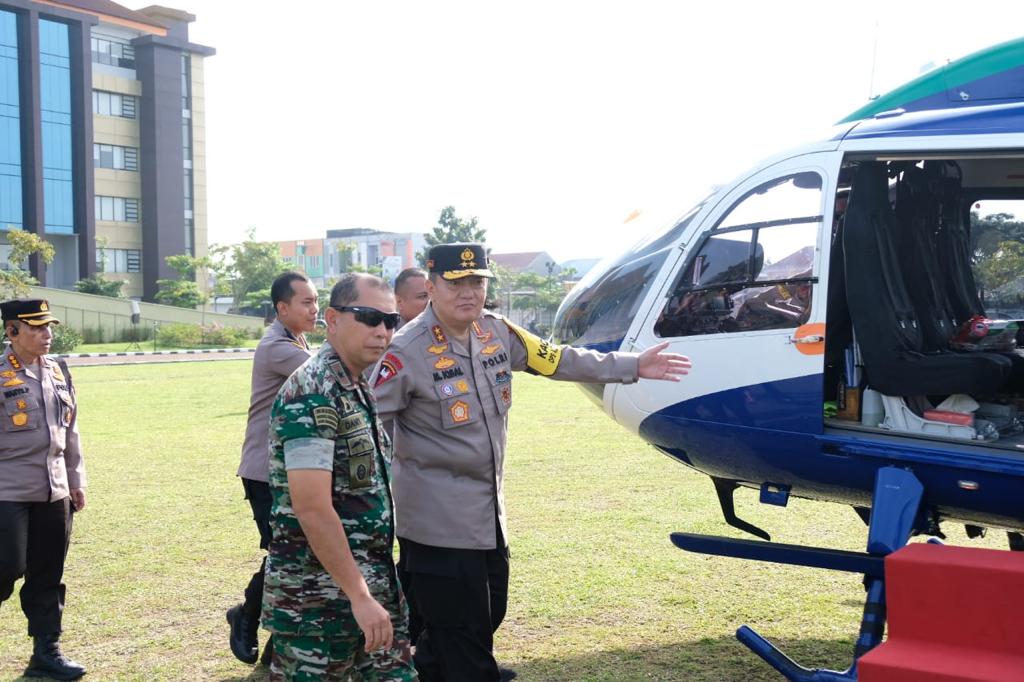 Gerak Cepat, Kapolda Riau Tinjau Lokasi Laka Laut Di Kab. Inhil.   